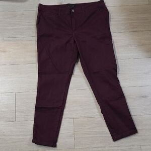 Dark Burgundy Pants
